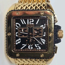 Usado, Invicta Reserve Cuadro relógio cronógrafo masculino 43mm 1694 fabricado na Suíça ouro rosa comprar usado  Enviando para Brazil