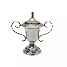 Usado, Isqueiro antigo de prata esterlina parafina mesa vela charuto W J Myatt & Co 1913 comprar usado  Enviando para Brazil