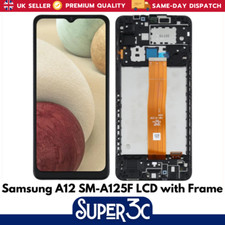 Digitalizador de tela LCD de substituição com moldura para Samsung Galaxy A12 SM-A125F - Reino Unido, usado comprar usado  Enviando para Brazil