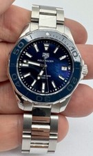 TAG Heuer Aquaracer 300M moldura giratória cerâmica azul madrepérola SENHORAS ESTADO PERFEITO comprar usado  Enviando para Brazil