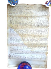 Manoscritto notarile pergamena usato  Cremona