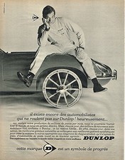 Publicite 1967 dunlop d'occasion  Le Luc