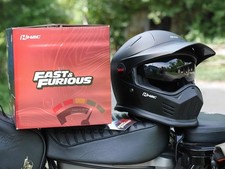 Capacete facial completo para HONDA H2C X Fast & Furious Celar & Sun Visor tamanho G/XL comprar usado  Enviando para Brazil