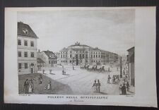 Używany, 1831 Palazzo della Municipalità view Warsaw Warszawa Dietrich Pałac Mostowskich na sprzedaż  Wysyłka do Poland