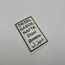 Aufkleber diesel gasoil gebraucht kaufen  Illingen