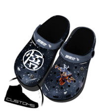 Tamancos escorregadores sapatos personalizados raros anime Dragonball Z UI Goku azul branco comprar usado  Enviando para Brazil