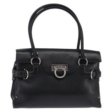 Bolsa satchel Salvatore Ferragamo Virna couro preto autêntica comprar usado Bolsa satchel Salvatore Ferragamo Virna couro preto autêntica comprar usado  Enviando para Brazil