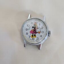 Reloj Minnie Mouse Vintage Niños No Funciona Hecho en Suiza segunda mano  Embacar hacia Argentina