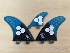 Autêntico CARDIFF FIN COMPANY Ilhas do Canal Modelo Barbatana Gêmea Favo de Mel Carbono comprar usado  Enviando para Brazil