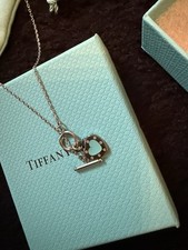 Tiffany silver necklace for sale  BOLTON