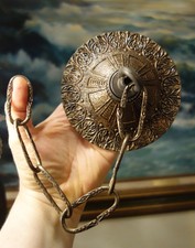 4,25" Vintage Bronze Bronze Tampa de Teto Dossel Corrente Lâmpada Candelabro Parte Espanha  comprar usado 4,25" Vintage Bronze Bronze Tampa de Teto Dossel Corrente Lâmpada Candelabro Parte Espanha  comprar usado  Enviando para Brazil