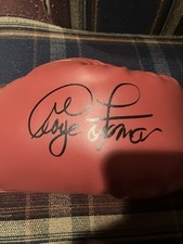 Usado, Luva de boxe vermelha assinada por George Foreman autenticação holográfica JSA e George Foreman comprar usado  Enviando para Brazil