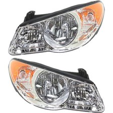 Par de faróis para Hyundai Elantra 2007-2009 passageiro e motorista esquerda + direita comprar usado  Enviando para Brazil