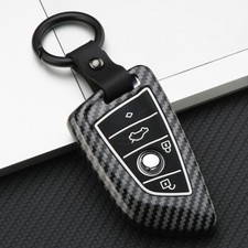 Ajuste BMW X1 X3 X5 X4 X6 X7 4 botões controle remoto de fibra de carbono chaveiro ABS capa estojo comprar usado  Enviando para Brazil