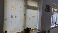 patterned kitchen roller blinds for sale  BRACKLEY