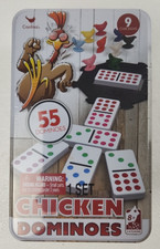 Usado, Conjunto de dominós de frango por Cardinal- Jogo de dominó em lata colecionável comprar usado  Enviando para Brazil