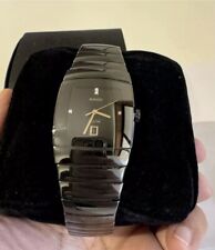RADO SINTRA JUBILE RELÓGIO DE CERÂMICA PRETA DIAMANTE RARO MODELO 2010 comprar usado  Enviando para Brazil