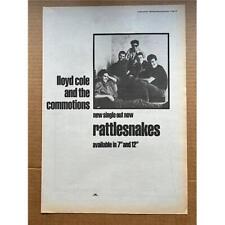 Lloyd cole rattlesnakes for sale  CHESTERFIELD