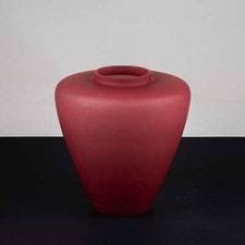 Vaso vetro rosso usato  Urbisaglia