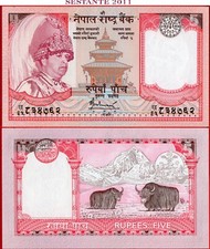 Nepal rupie 2005 usato  Toritto