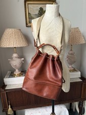 Vtg brown leather for sale  SOUTHSEA