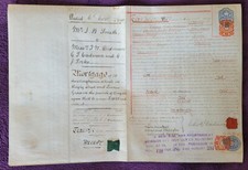 1894 vellum indenture for sale  HASTINGS