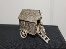 Vagão de banho antigo Hanau pseudo holandês miniatura prata Friedrich Reusswig comprar usado  Enviando para Brazil