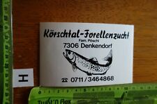 Alter aufkleber angeln gebraucht kaufen  Kupferberg