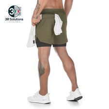 Pantaloncini corsa mimetici usato  Italia