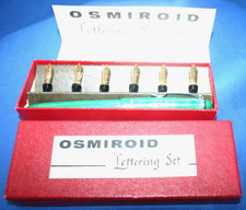 Vintage osmiroid lettering for sale  OLNEY