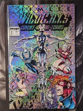 WildC.A.T.s: Covert Action Teams #2 (1992) Foil Prism Cover - 🔑 KEY ISSUE comprar usado  Enviando para Brazil