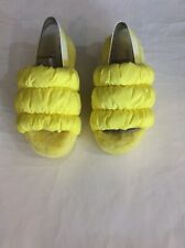 Chinelos femininos UGG Scrunchita plataforma deslizante slingback 1140192 tamanho 11, usado comprar usado  Enviando para Brazil