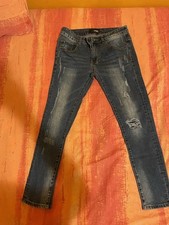 Jeans strappati blu usato  Fara Gera d'Adda
