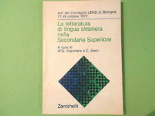 Letteratura lingua straniera usato  Comiso