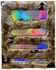 Holographic colorful contempor for sale  Frazier Park