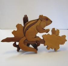 Intarsia marquetry wooden for sale  Medford