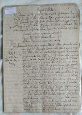 Manoscritto 1811 usato  Firenze