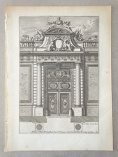 Usado, Entwurf Portal Relief Balustrade Architektur Ornament Lepautre Radierung 1650 comprar usado  Enviando para Brazil