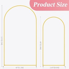 Metal arch backdrop for sale  Randolph