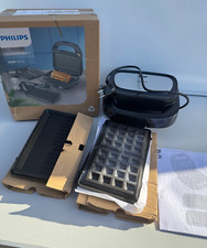 PHILIPS HD2350/80 5000 Series Sandwichmaker Schwarz/Silber Neu OVP comprar usado  Enviando para Brazil