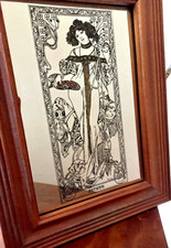 Miroir alfons mucha d'occasion  Le Val
