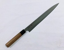 Faca Masamoto sujihiki chef naniwa cozinha aço ferramenta honyaki carbono pedra angular comprar usado  Enviando para Brazil