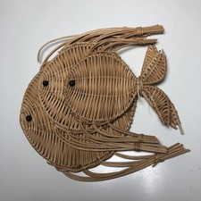 Vtg wicker fish for sale  Baltimore