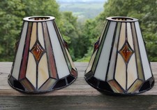 Par de abajures pequenos 5" estilo Tiffany com chumbo excelente  comprar usado  Enviando para Brazil