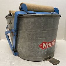 Vintage white galvanized for sale  Center City