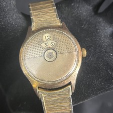 Usado, Relógio de pulso vintage Benrus 244112 Dial-O-Rama leitura direta hora de salto pulseira Speidel comprar usado  Enviando para Brazil