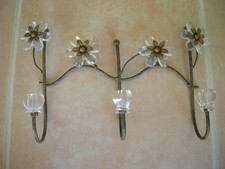 Usado, Ganchos de parede de metal transparente Lucite Flowers rack de joias retrô núcleo de casa de campo comprar usado  Enviando para Brazil