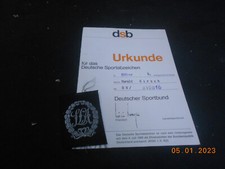 Urkundenheft deutsches sportab gebraucht kaufen  Friedrichsthal