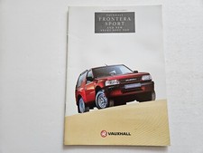 Vauxhall frontera sport for sale  NUNEATON