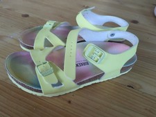 Yellow kids birkenstock for sale  YARM